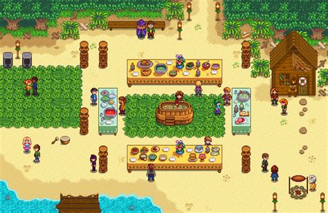 where is the luau in stardew valley